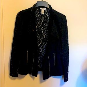 Black lace jacket
